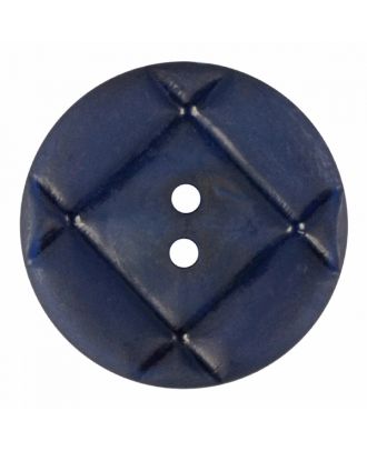 acrylic glass button round shape with matt surface and 2 holes - Size: 28mm - Color: navy blue - Art.-Nr.: 376828