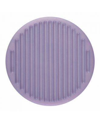 Polyamidknopf rund mit feiner Oberflächenstruktur und Öse  - Größe: 15mm - Farbe: lila - Art.-Nr.: 266806