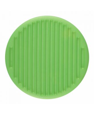 polyamide button round shape with fine structure on the surface and shank - Size: 25mm - Color: light green - Art.-Nr.: 346820