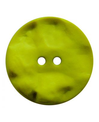 polyamide button round shape with hilly surface and 2 holes - Size: 20mm - Color: senfgrün - Art.No.: 317819