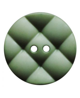 polyamide button round with pillow-shaped surface and 2 holes - Size: 18mm - Color: hellgrün - Art.No.: 317843