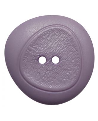 polyamide button with fine structure and 2 holes - Size: 18mm - Color: flieder - Art.No.: 318824