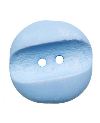 Polyamidknopf quadratisch im "Vintage Look" mit 2 Löchern - Größe:  28mm - Farbe: hellblau - ArtNr.: 373002