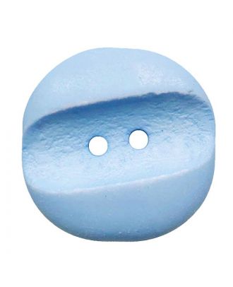 Polyamidknopf quadratisch im "Vintage Look" mit 2 Löchern - Größe:  18mm - Farbe: hellblau - ArtNr.: 313016