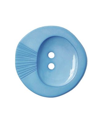 Polyamidknopf mit 2 Löchern - Größe:  23mm - Farbe: hellblau - ArtNr.: 344007