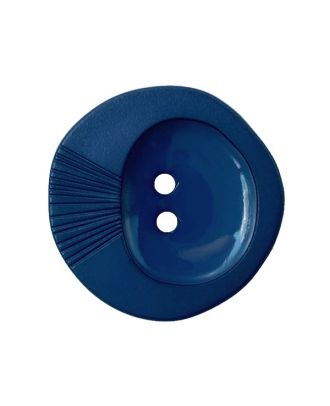 Polyamidknopf mit 2 Löchern - Größe:  23mm - Farbe: blau - ArtNr.: 344008