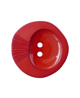 Polyamidknopf mit 2 Löchern - Größe:  18mm - Farbe: rot - ArtNr.: 314012