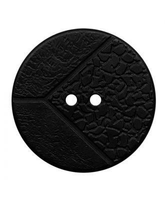 Polyamidknopf mit 2 Löchern - Größe:  20mm - Farbe: schwarz - ArtNr.: 311166