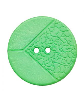 Polyamidknopf mit 2 Löchern - Größe:  20mm - Farbe: grün - ArtNr.: 313029