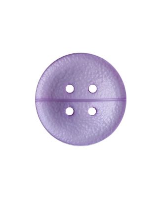 Polyamidknopf rund mit matter,fein strukturierter Oberfläche und 4 Löchern - Größe:  20mm - Farbe: lila - ArtNr.: 335004