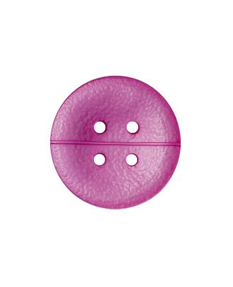 Polyamidknopf rund mit matter,fein strukturierter Oberfläche und 4 Löchern - Größe:  20mm - Farbe: pink - ArtNr.: 335007