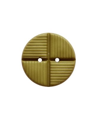 Polyamidknopf, rund, mit Oberflächenstruktur und 2 Löchern - Größe:  23mm - Farbe: beige - ArtNr.: 343116