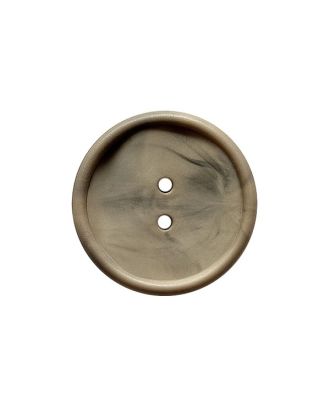 Polyamidknopf, rund, marmoriert, 2 Löcher - Größe: 23mm - Farbe: beige - ArtNr.: 344129
