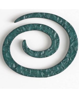 plastic spiral closure - Size: 50mm - Color: green - Art.No. 450147