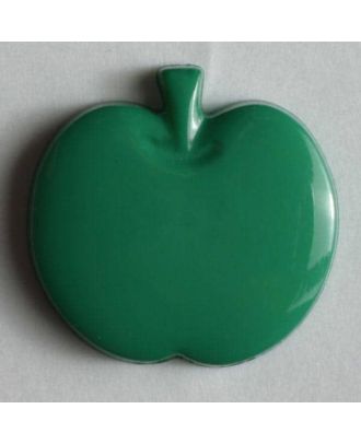 Appel button - Size: 14mm - Color: green - Art.No. 180614