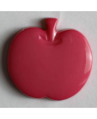 Appel button - Size: 14mm - Color: pink - Art.No. 180659