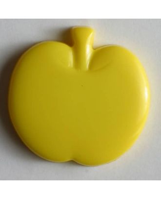 Appel button - Size: 14mm - Color: yellow - Art.No. 180617