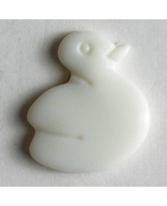 Duck button - Size: 14mm - Color: white - Art.No. 210703