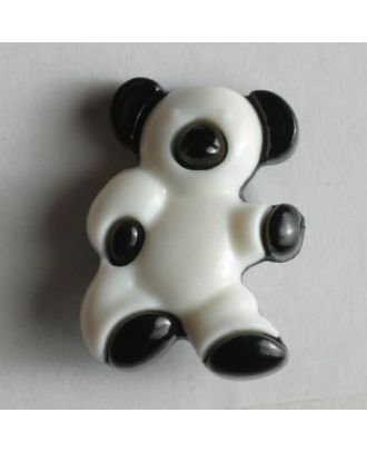 Bear button - Size: 18mm - Color: black - Art.No. 231004