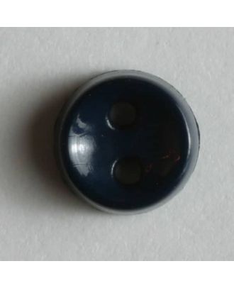 winziger Puppenknopf - Größe: 7mm - Farbe: blau - Art.Nr. 150176