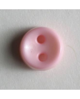 winziger Puppenknopf - Größe: 7mm - Farbe: pink - Art.Nr. 150179