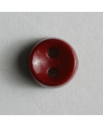 winziger Puppenknopf - Größe: 7mm - Farbe: rot - Art.Nr. 150182