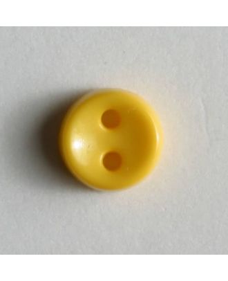 Doll button - Size: 7mm - Color: yellow - Art.No. 150183