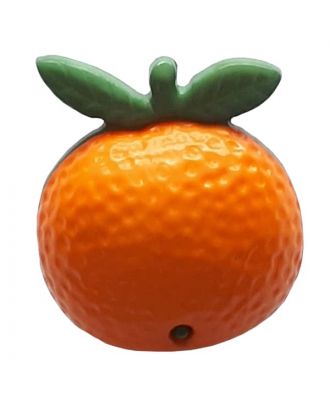 Kinderknopf  reife Orange- Größe: 18mm - Farbe: grün - Art.Nr. 320140