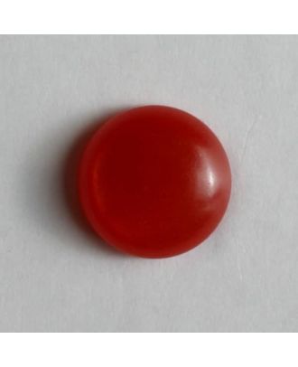 schlichter Puppenknopf - Größe: 8mm - Farbe: rot - Art.Nr. 181083