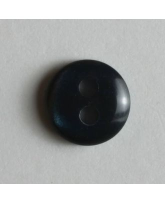 schlichter Puppenknopf - Größe: 8mm - Farbe: blau - Art.Nr. 181093