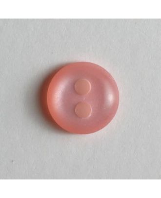 schlichter Puppenknopf - Größe: 8mm - Farbe: pink - Art.Nr. 181098