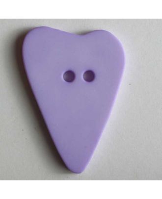 Heart button - Size: 15mm - Color: lilac - Art.No. 219062