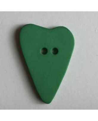 Heart button - Size: 28mm - Color: green - Art.No. 289065