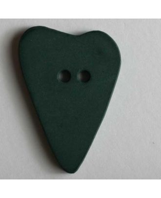 Heart button - Size: 15mm - Color: green - Art.No. 219067