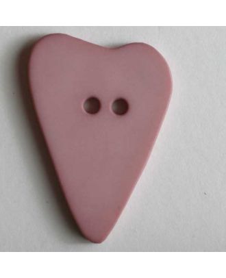 Heart button - Size: 15mm - Color: pink - Art.No. 219070