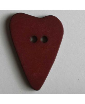 Heart button - Size: 15mm - Color: red - Art.No. 219072