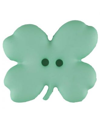 Cloverleaf, 2 holes - Size: 23mm - Color: green - Art.No. 310950