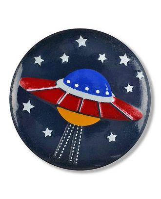 spaceship with shank - Size: 15mm - Color: navy - Art.No. 261324