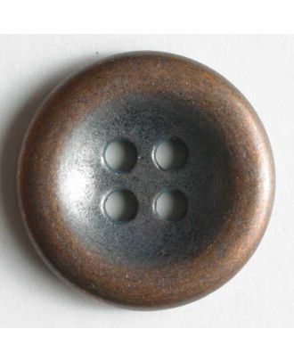 Jeans button, full metal - Size: 18mm - Color: copper - Art.No. 201026