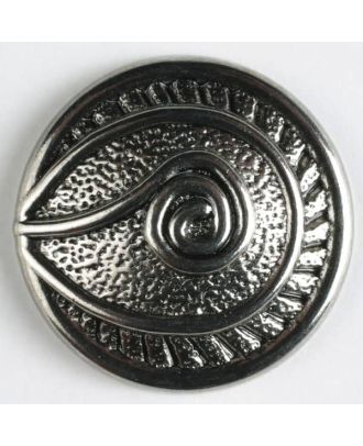 full metal button    - Size: 23mm - Color: antique silver - Art.-Nr.: 330205