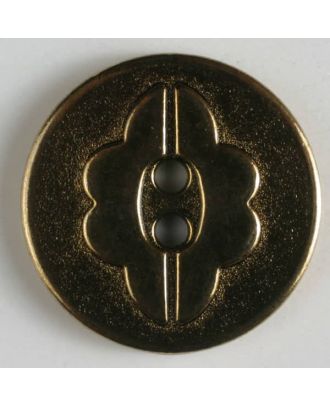 full metal button    - Size: 14mm - Color: antique tin - Art.-Nr.: 240780