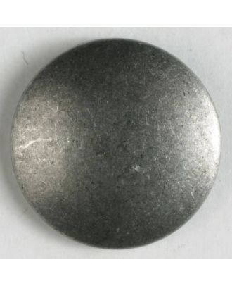 full metal button with shank - Size: 23mm - Color: antique tin - Art.No. 330692