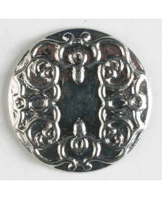 Vollmetallknopf    - Größe: 23mm - Farbe: altzinn - Art.-Nr.: 330463