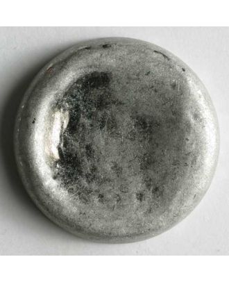 Vollmetallknopf mit unebener Oberfläche und Öse - Größe: 23mm - Farbe: altzinn - Art.Nr. 310439