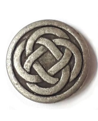 celtic knot with shank - Size: 18mm - Color: antique tin - Art.No. 290746