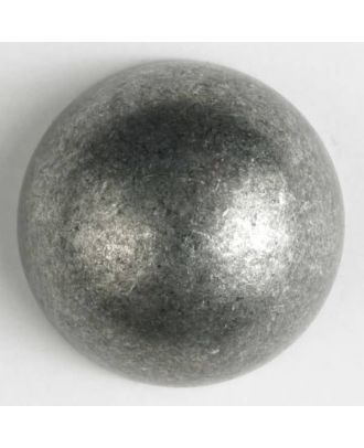 Vollmetallknopf, halbrund mit Öse - Größe: 25mm - Farbe: altzinn - Art.Nr. 360464