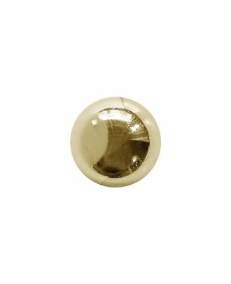 Vollmetallknopf rund, glänzend, mit Öse - Größe:  11mm - Farbe: gold - ArtNr.: 261497