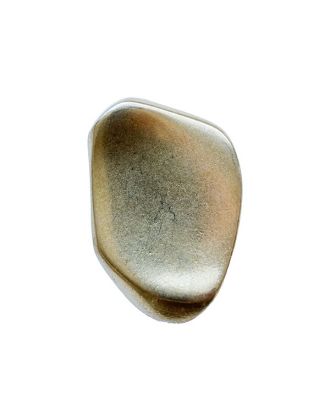 Vollmetallknopf, trapezförmig, Öse - Größe:  30mm - Farbe: gold - ArtNr.: 420110
