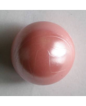 Kunststoffknopf Kugelform - Größe: 8mm - Farbe: pink - Art.Nr. 201189
