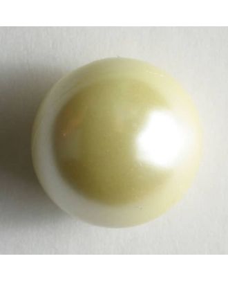 Kunststoffknopf Kugelform - Größe: 10mm - Farbe: gelb - Art.Nr. 201184